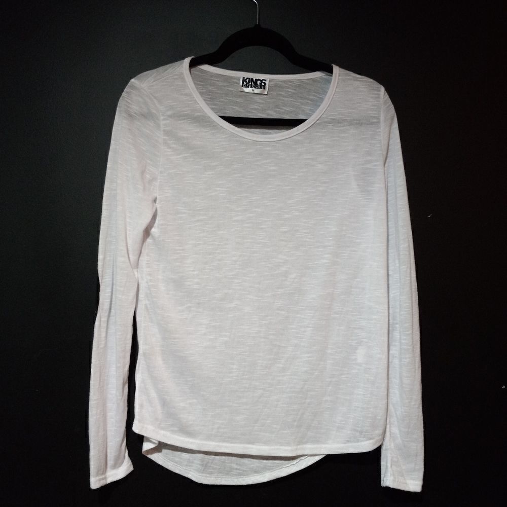 Skull Elbow Patch Long Sleeve Shirt